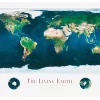 The Living Earth From Space Poster