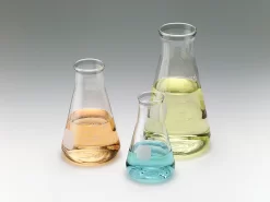 Flasks, Erlenmeyer, Wide Mouth, Borosilicate Glass