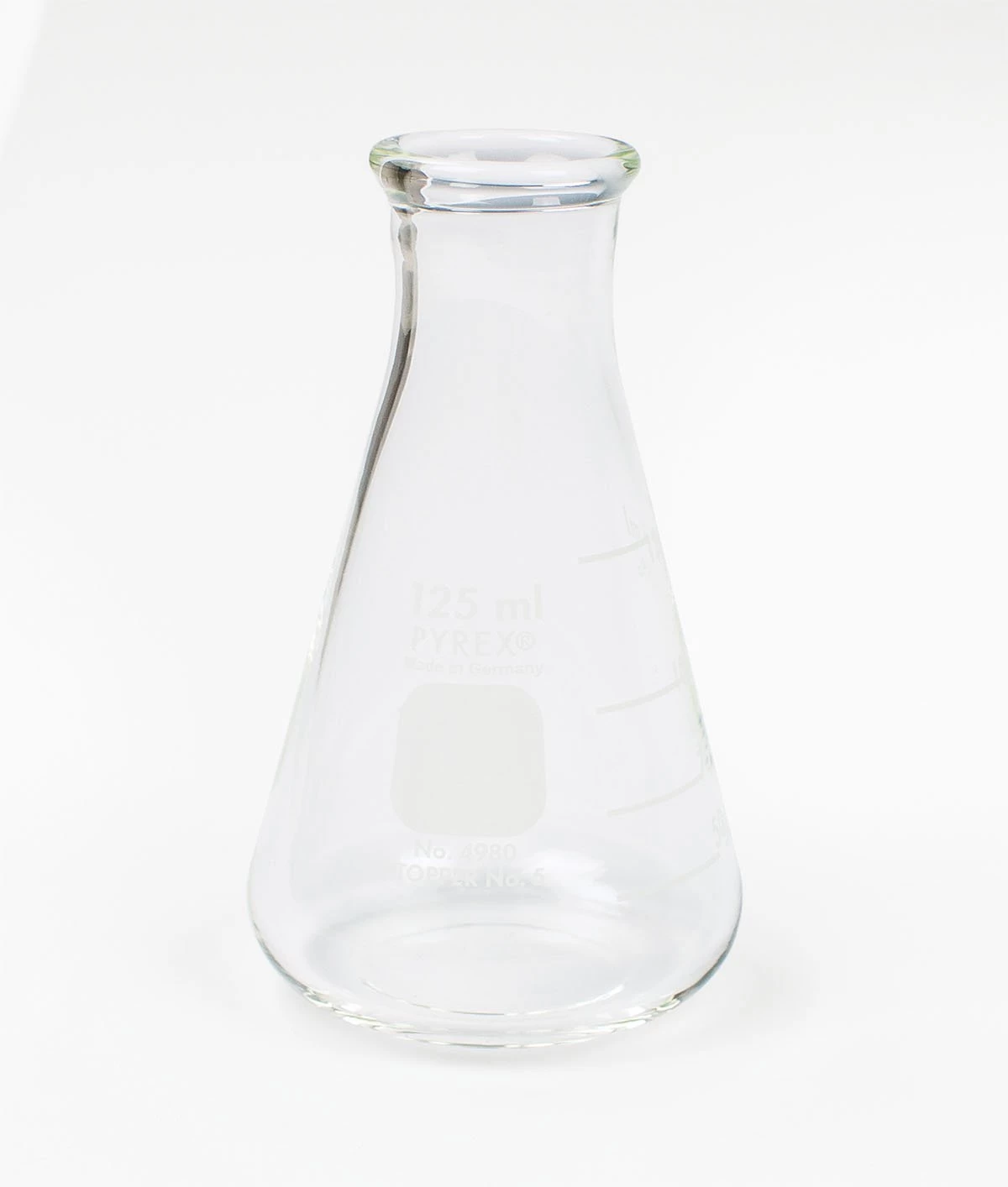 Pyrex® Narrow Mouth Erlenmeyer Flasks With Heavy-Duty Rims 3 Pyrex® Narrow Mouth Erlenmeyer Flasks With Heavy-Duty Rims - Image 3