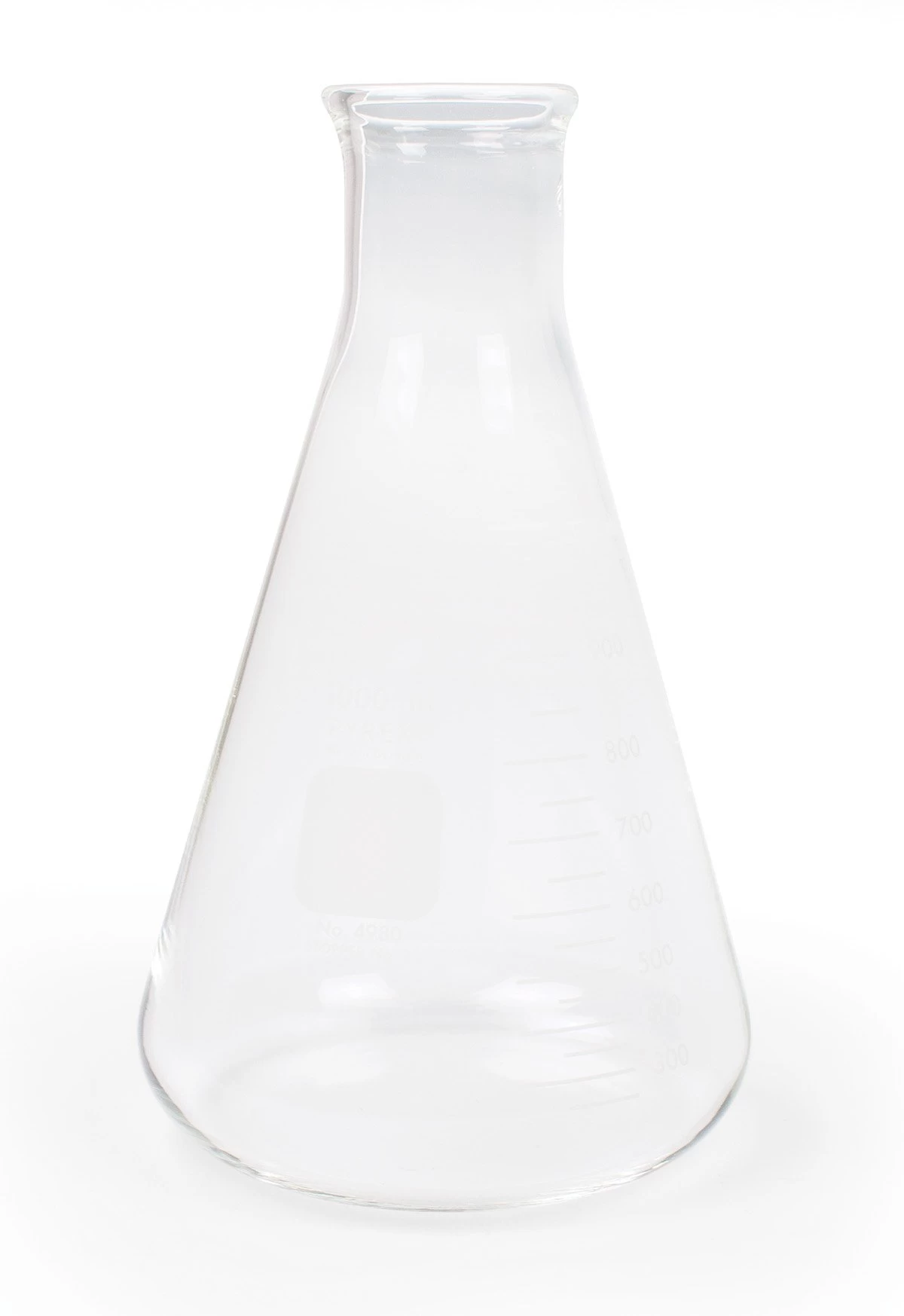 Pyrex® Narrow Mouth Erlenmeyer Flasks With Heavy-Duty Rims 4 Pyrex® Narrow Mouth Erlenmeyer Flasks With Heavy-Duty Rims - Image 4