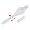 Synthware® Glass Separatory Funnels With PTFE Stopcock And Glass Stopper